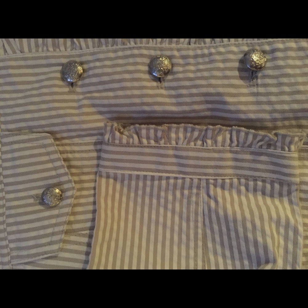 Sandro Gray Ruffle Blazer - Picture 11 of 16